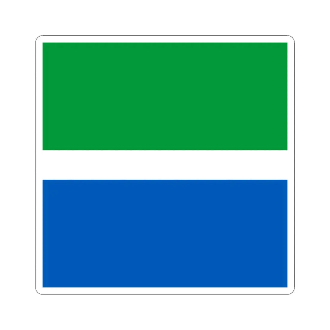 Pavlysh flag (Ukraine) STICKER Vinyl Kiss-Cut Decal 4 Inch White - The Sticker Space