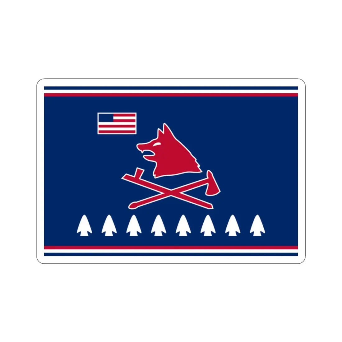 Pawnee Flag STICKER Vinyl Die-Cut Decal - The Sticker Space