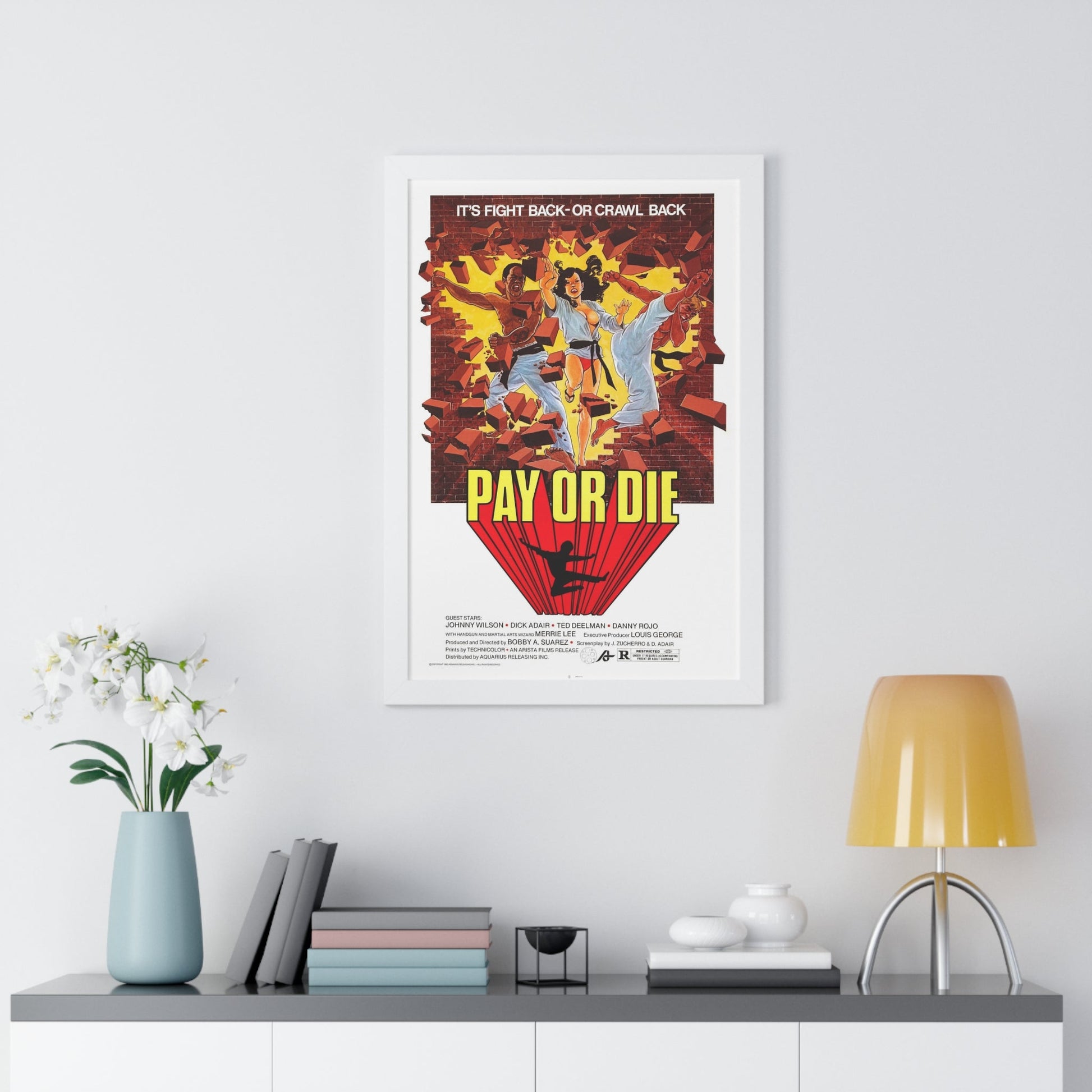 PAY OR DIE (MEAN BUSINESS) 1979 - Framed Movie Poster-The Sticker Space