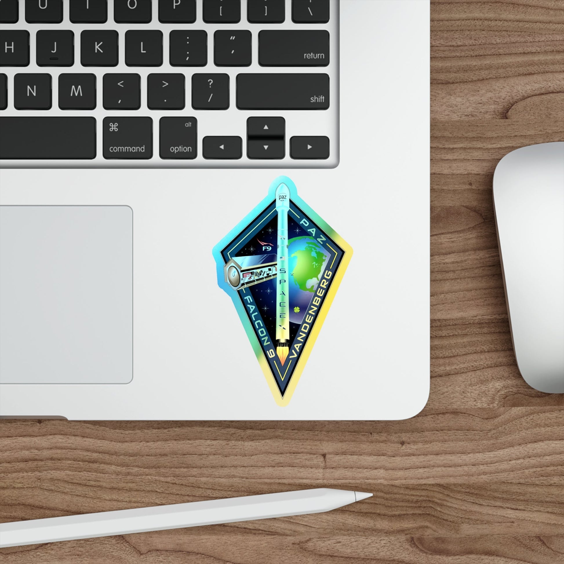 Paz (SpaceX) Holographic STICKER Die-Cut Vinyl Decal-The Sticker Space