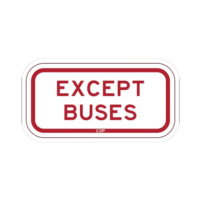 PBOT Road sign P4800 (Oregon) (Road Sign) STICKER Vinyl Kiss-Cut Decal 3 Inch White - The Sticker Space