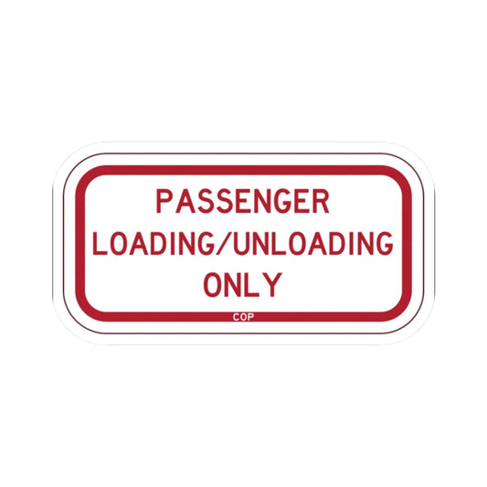 PBOT Road sign P4870 (Oregon) (Road Sign) STICKER Vinyl Kiss-Cut Decal 2 Inch White - The Sticker Space