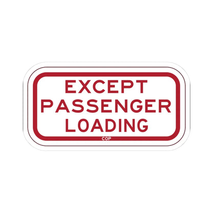 PBOT Road sign P4880 (Oregon) (Road Sign) STICKER Vinyl Kiss-Cut Decal 3 Inch White - The Sticker Space