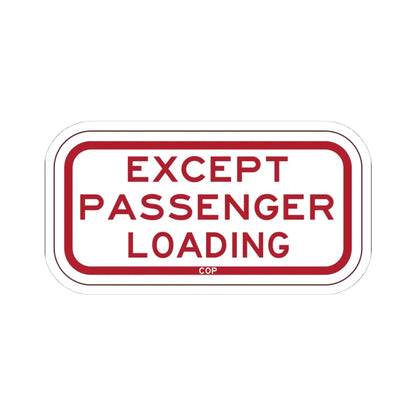 PBOT Road sign P4880 (Oregon) (Road Sign) STICKER Vinyl Kiss-Cut Decal 4 Inch White - The Sticker Space