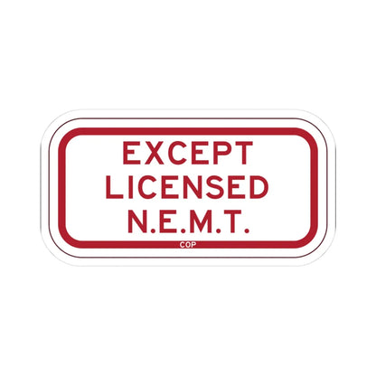 PBOT Road sign P4890 (Oregon) (Road Sign) STICKER Vinyl Kiss-Cut Decal 3 Inch White - The Sticker Space