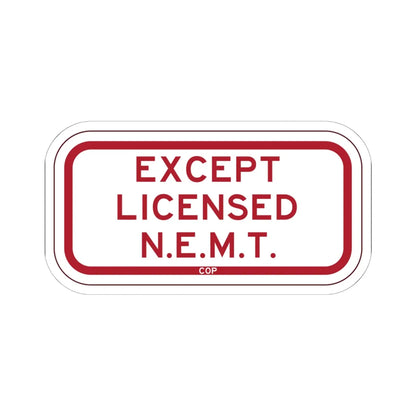 PBOT Road sign P4890 (Oregon) (Road Sign) STICKER Vinyl Kiss-Cut Decal 6 Inch White - The Sticker Space