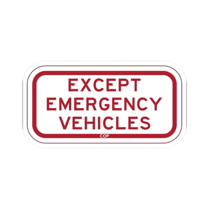 PBOT Road sign P4895 (Oregon) (Road Sign) STICKER Vinyl Kiss-Cut Decal 2 Inch White - The Sticker Space