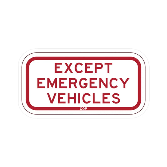 PBOT Road sign P4895 (Oregon) (Road Sign) STICKER Vinyl Kiss-Cut Decal 2 Inch White - The Sticker Space