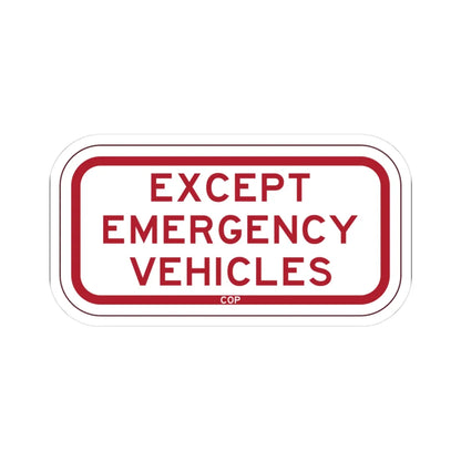 PBOT Road sign P4895 (Oregon) (Road Sign) STICKER Vinyl Kiss-Cut Decal 3 Inch White - The Sticker Space