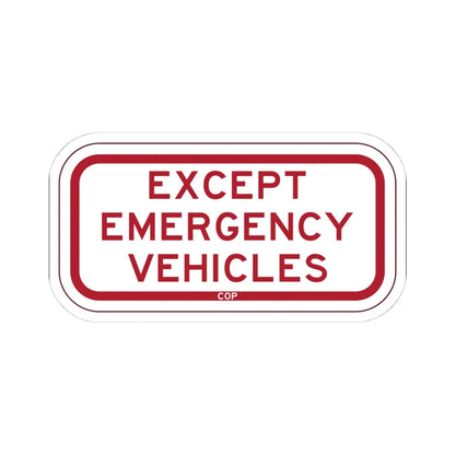 PBOT Road sign P4895 (Oregon) (Road Sign) STICKER Vinyl Kiss-Cut Decal 4 Inch White - The Sticker Space