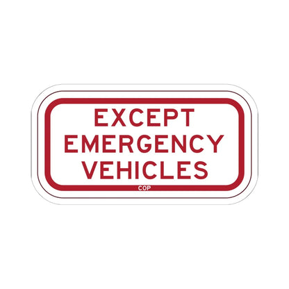 PBOT Road sign P4895 (Oregon) (Road Sign) STICKER Vinyl Kiss-Cut Decal 6 Inch White - The Sticker Space