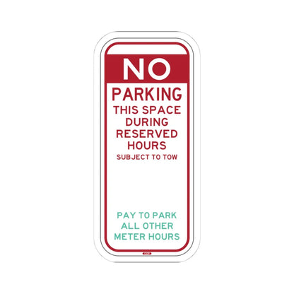 PBOT Road sign P6075 (Oregon) (Road Sign) STICKER Vinyl Kiss-Cut Decal 4 Inch White - The Sticker Space