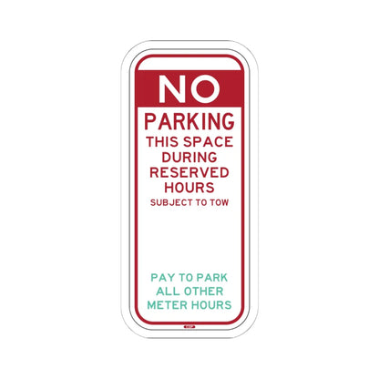 PBOT Road sign P6075 (Oregon) (Road Sign) STICKER Vinyl Kiss-Cut Decal 6 Inch White - The Sticker Space