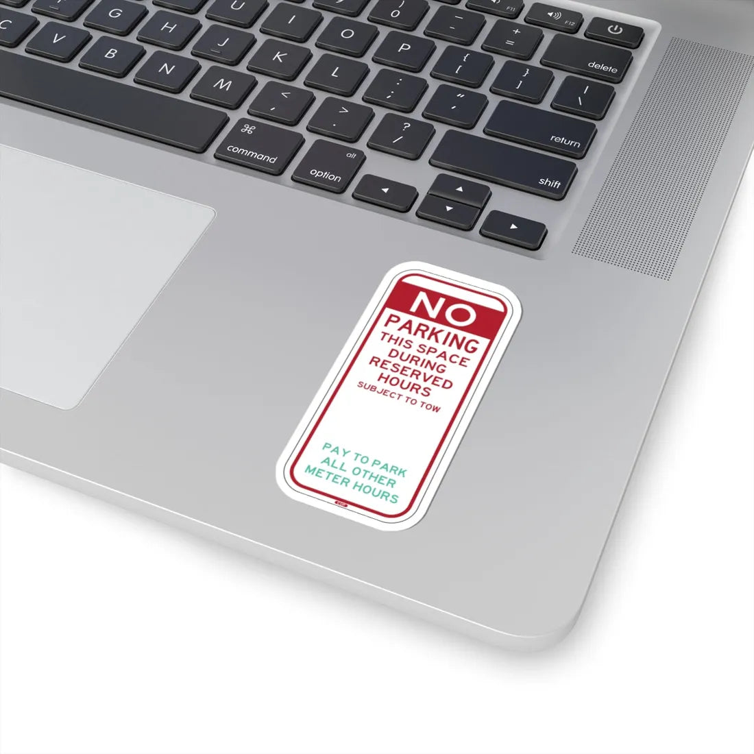PBOT Road sign P6075 (Oregon) (Road Sign) STICKER Vinyl Kiss-Cut Decal - The Sticker Space