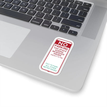 PBOT Road sign P6075 (Oregon) (Road Sign) STICKER Vinyl Kiss-Cut Decal - The Sticker Space