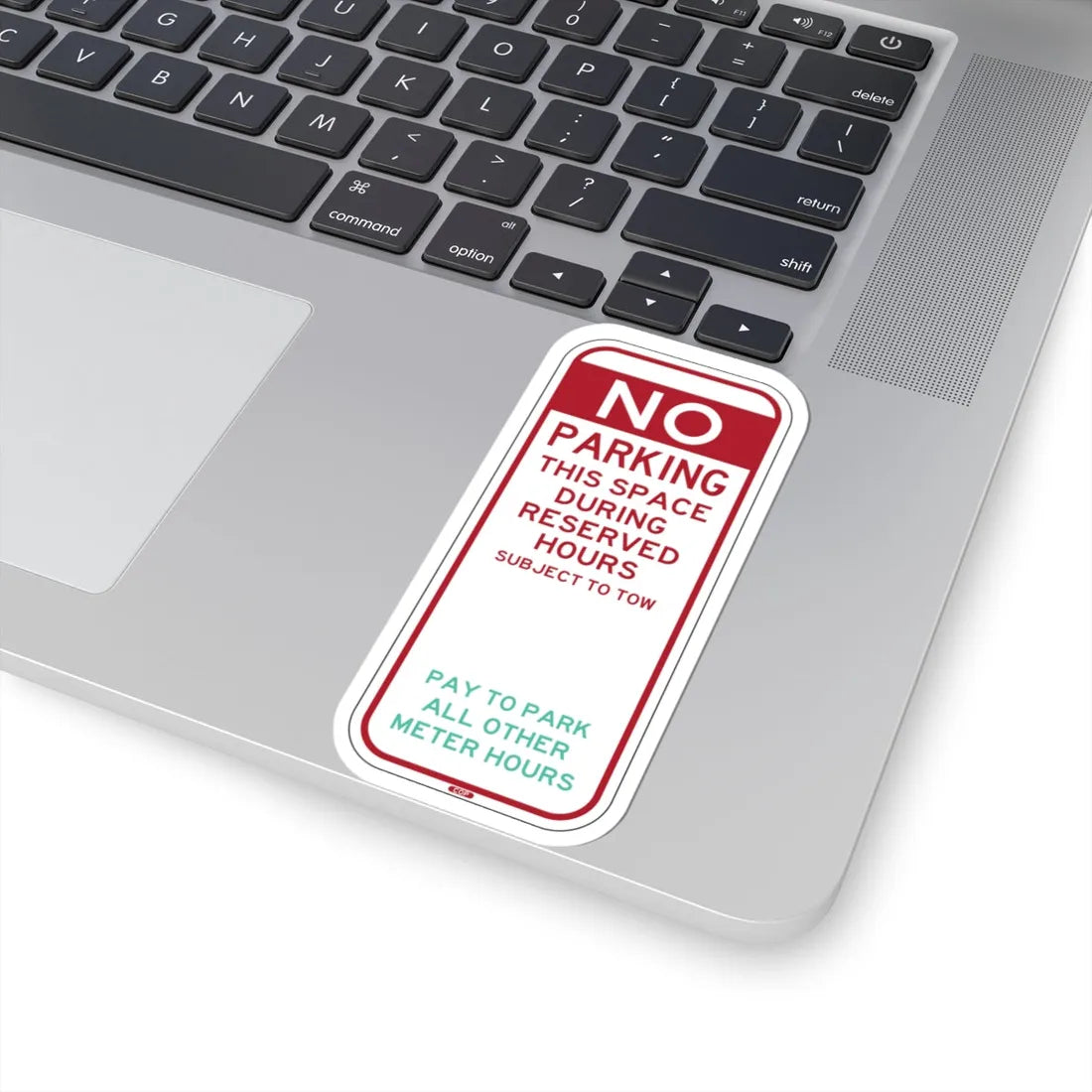 PBOT Road sign P6075 (Oregon) (Road Sign) STICKER Vinyl Kiss-Cut Decal - The Sticker Space
