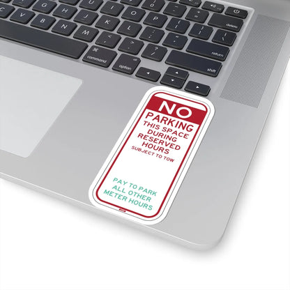 PBOT Road sign P6075 (Oregon) (Road Sign) STICKER Vinyl Kiss-Cut Decal - The Sticker Space