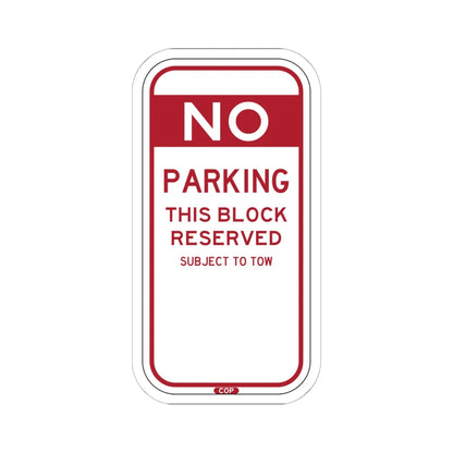 PBOT Road sign P6080 (Oregon) (Road Sign) STICKER Vinyl Kiss-Cut Decal 6 Inch White - The Sticker Space