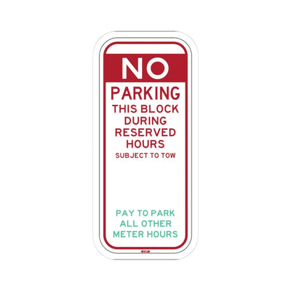 PBOT Road sign P6085 (Oregon) (Road Sign) STICKER Vinyl Kiss-Cut Decal 3 Inch White - The Sticker Space