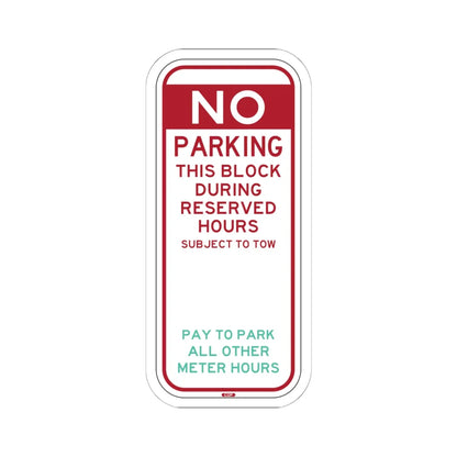 PBOT Road sign P6085 (Oregon) (Road Sign) STICKER Vinyl Kiss-Cut Decal 6 Inch White - The Sticker Space