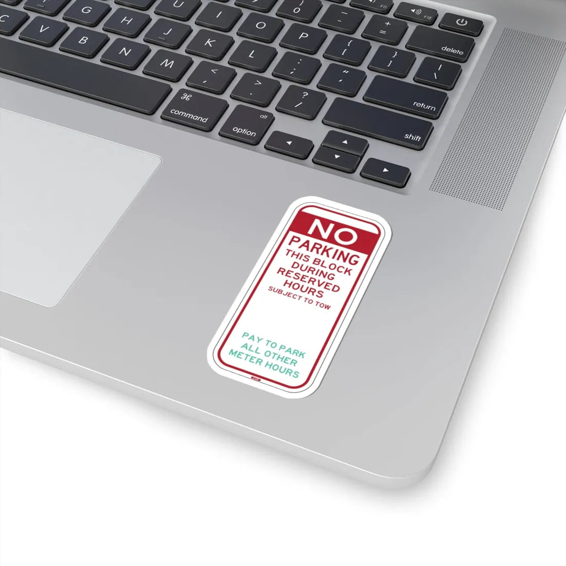 PBOT Road sign P6085 (Oregon) (Road Sign) STICKER Vinyl Kiss-Cut Decal - The Sticker Space