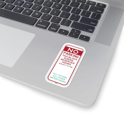 PBOT Road sign P6085 (Oregon) (Road Sign) STICKER Vinyl Kiss-Cut Decal - The Sticker Space