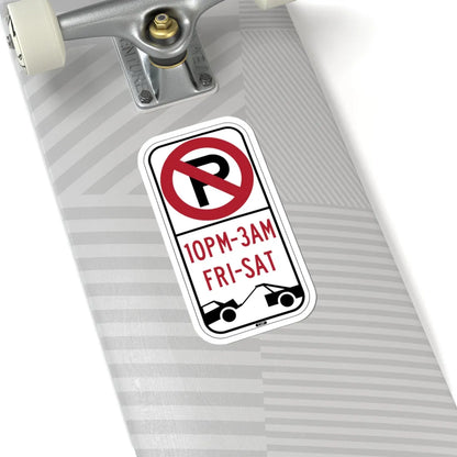 PBOT Road sign P6090 (Oregon) (Road Sign) STICKER Vinyl Kiss-Cut Decal - The Sticker Space