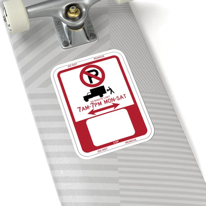 PBOT Road sign P6100 (Oregon) (Road Sign) STICKER Vinyl Kiss-Cut Decal - The Sticker Space