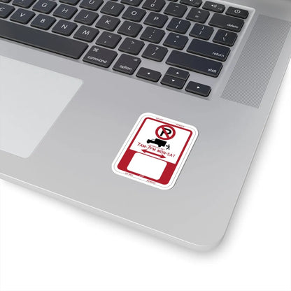 PBOT Road sign P6100 (Oregon) (Road Sign) STICKER Vinyl Kiss-Cut Decal - The Sticker Space