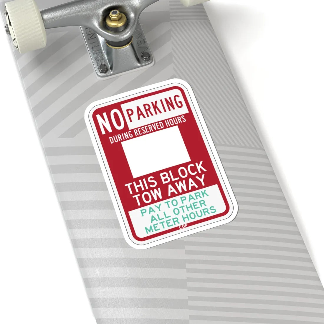 PBOT Road sign P6110 (Oregon) (Road Sign) STICKER Vinyl Kiss-Cut Decal - The Sticker Space