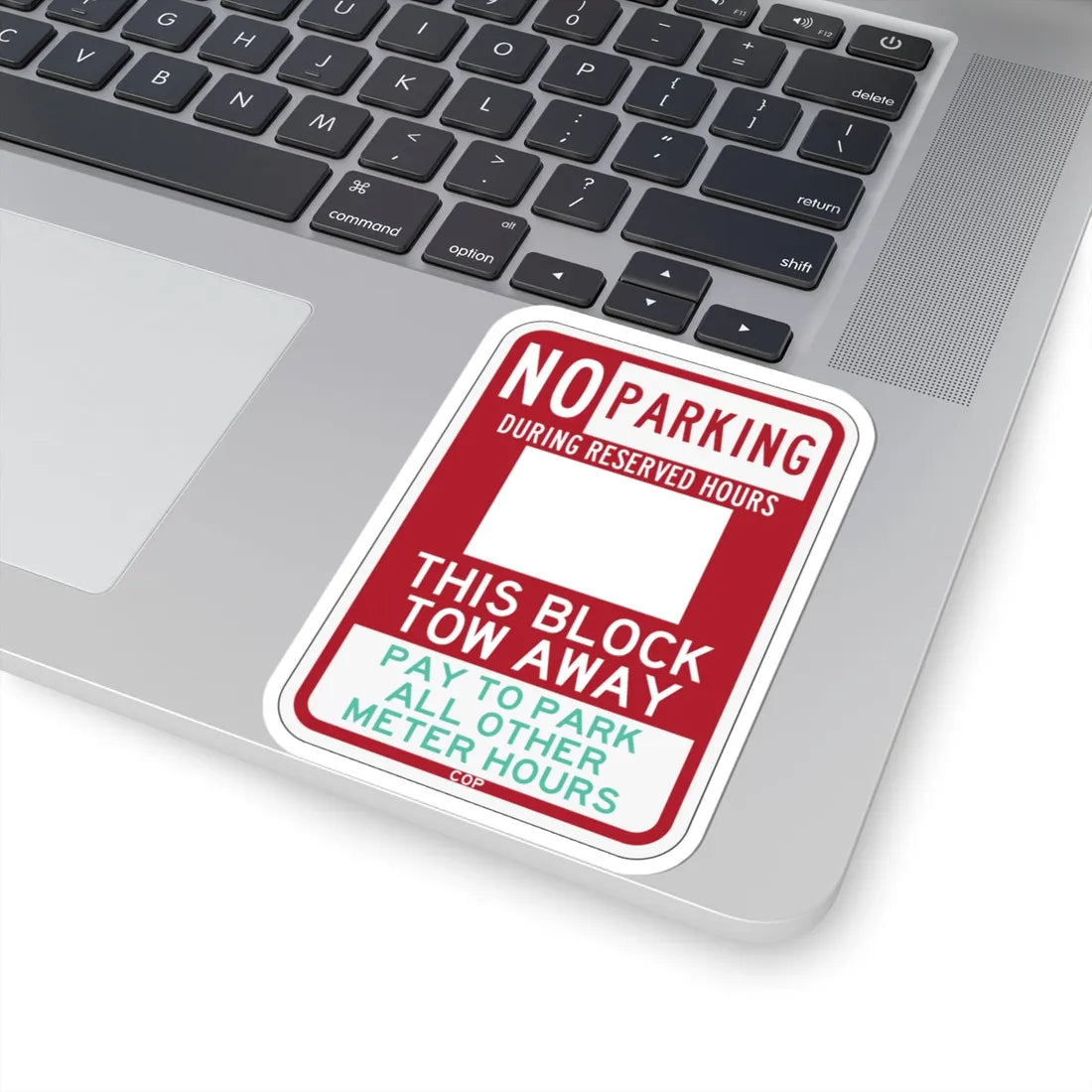 PBOT Road sign P6110 (Oregon) (Road Sign) STICKER Vinyl Kiss-Cut Decal - The Sticker Space