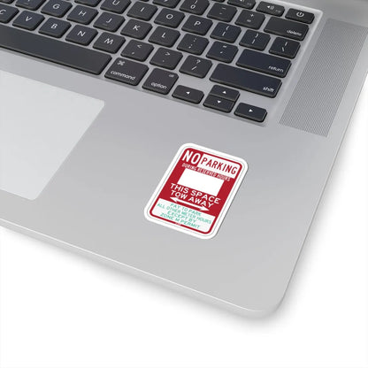 PBOT Road sign P6112 (Oregon) (Road Sign) STICKER Vinyl Kiss-Cut Decal - The Sticker Space