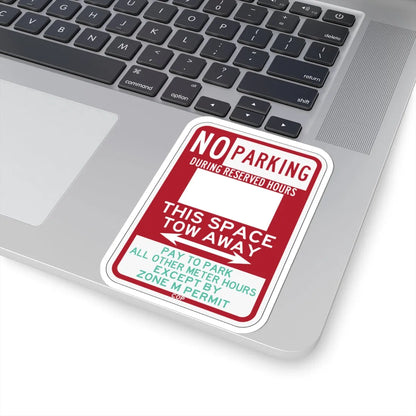 PBOT Road sign P6112 (Oregon) (Road Sign) STICKER Vinyl Kiss-Cut Decal - The Sticker Space