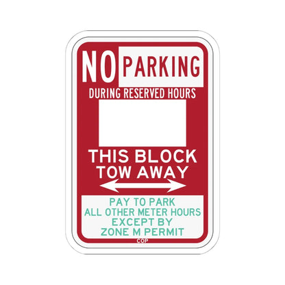 PBOT Road sign P6113 (Oregon) (Road Sign) STICKER Vinyl Kiss-Cut Decal 6 Inch White - The Sticker Space