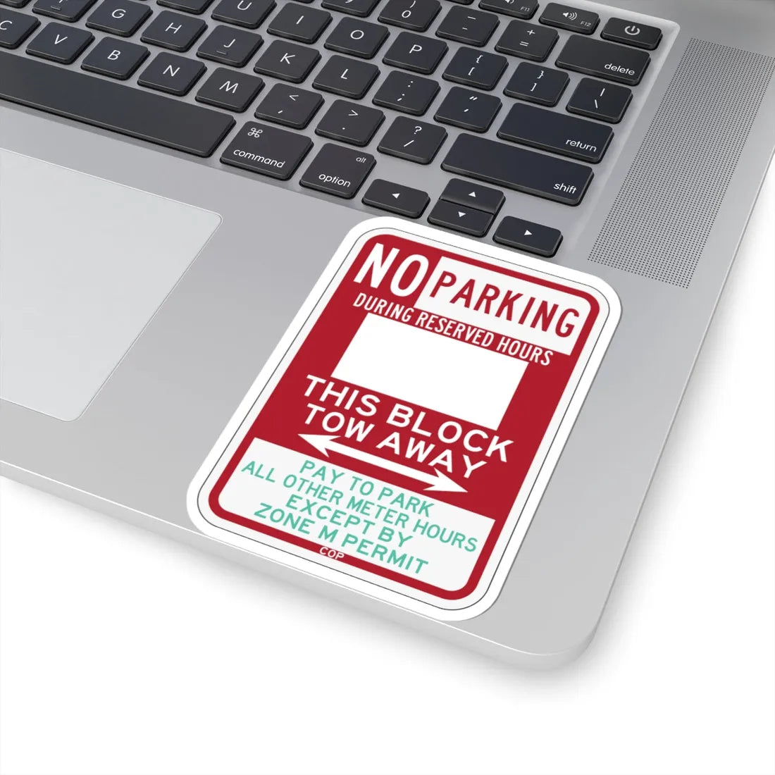 PBOT Road sign P6113 (Oregon) (Road Sign) STICKER Vinyl Kiss-Cut Decal - The Sticker Space