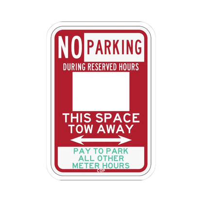 PBOT Road sign P6115 (Oregon) (Road Sign) STICKER Vinyl Kiss-Cut Decal 3 Inch White - The Sticker Space