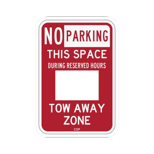 PBOT Road sign P6120 (Oregon) (Road Sign) STICKER Vinyl Kiss-Cut Decal 2 Inch White - The Sticker Space