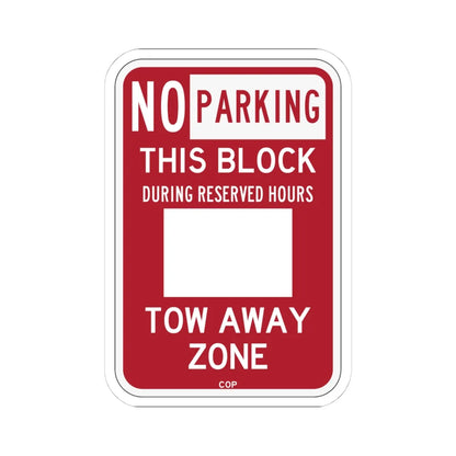 PBOT Road sign P6130 (Oregon) (Road Sign) STICKER Vinyl Kiss-Cut Decal 4 Inch White - The Sticker Space