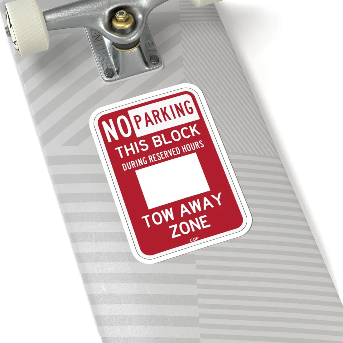 PBOT Road sign P6130 (Oregon) (Road Sign) STICKER Vinyl Kiss-Cut Decal - The Sticker Space