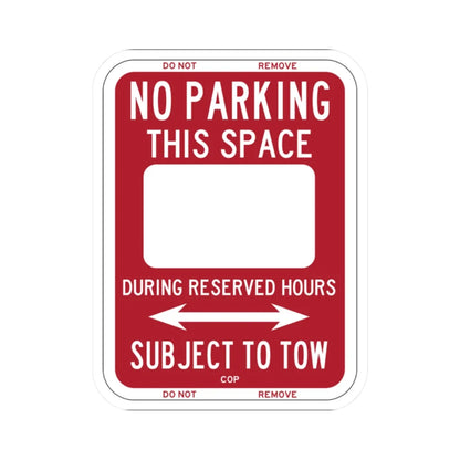 PBOT Road sign P6200 (Oregon) (Road Sign) STICKER Vinyl Kiss-Cut Decal 2 Inch White - The Sticker Space