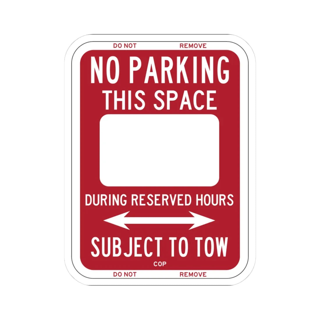 PBOT Road sign P6200 (Oregon) (Road Sign) STICKER Vinyl Kiss-Cut Decal 3 Inch White - The Sticker Space