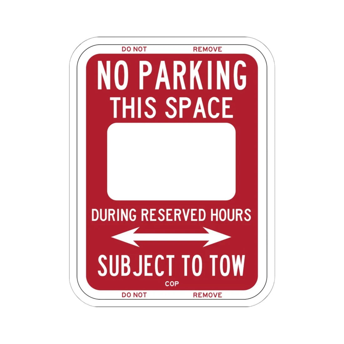 PBOT Road sign P6200 (Oregon) (Road Sign) STICKER Vinyl Kiss-Cut Decal 6 Inch White - The Sticker Space