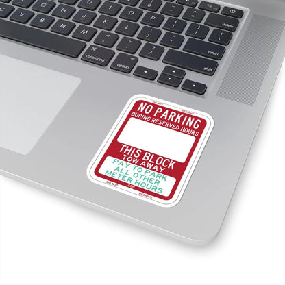 PBOT Road sign P6210 (Oregon) (Road Sign) STICKER Vinyl Kiss-Cut Decal - The Sticker Space