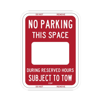 PBOT Road sign P6220 (Oregon) (Road Sign) STICKER Vinyl Kiss-Cut Decal 3 Inch White - The Sticker Space