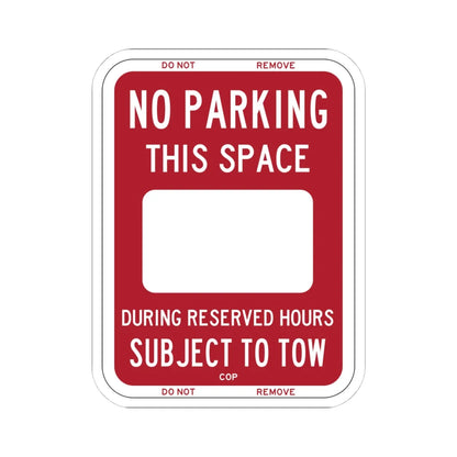 PBOT Road sign P6220 (Oregon) (Road Sign) STICKER Vinyl Kiss-Cut Decal 4 Inch White - The Sticker Space