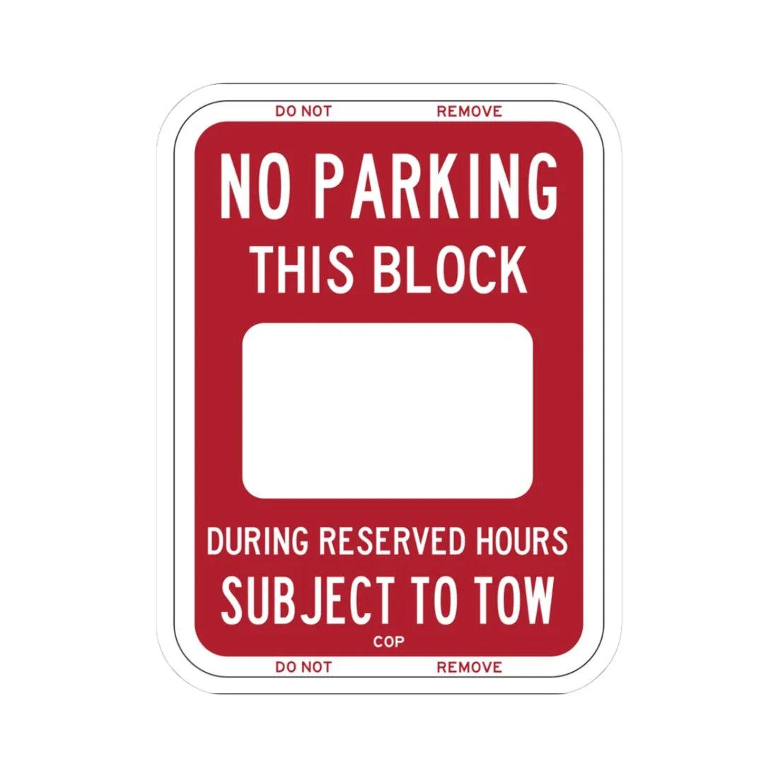 PBOT Road sign P6230 (Oregon) (Road Sign) STICKER Vinyl Kiss-Cut Decal 3 Inch White - The Sticker Space