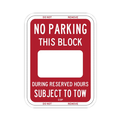PBOT Road sign P6230 (Oregon) (Road Sign) STICKER Vinyl Kiss-Cut Decal 4 Inch White - The Sticker Space