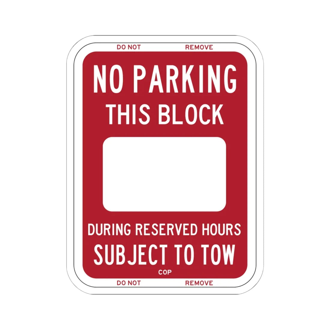 PBOT Road sign P6230 (Oregon) (Road Sign) STICKER Vinyl Kiss-Cut Decal 6 Inch White - The Sticker Space