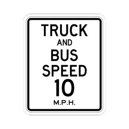 PBOT Road sign R2220 (Oregon) (Road Sign) STICKER Vinyl Kiss-Cut Decal 4 Inch White - The Sticker Space