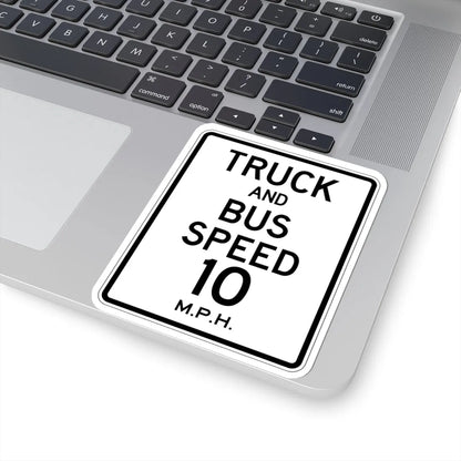PBOT Road sign R2220 (Oregon) (Road Sign) STICKER Vinyl Kiss-Cut Decal - The Sticker Space